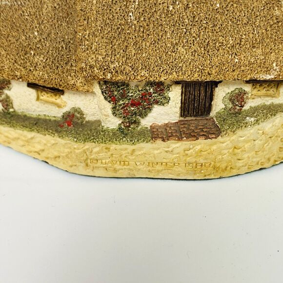Vintage 1980 David Winter Rose Cottage Hand-Painted House Figurine Great Britain - Picture 7 of 12